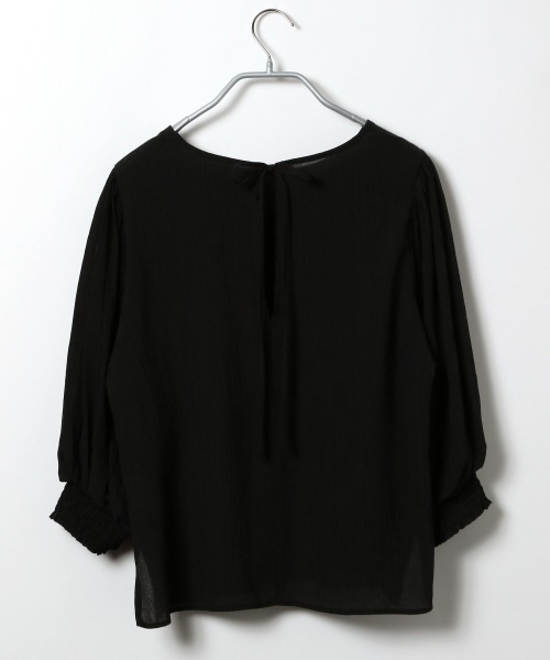 LOWRYS FARM（ローリーズファーム）の「シアープリーツブラウス６Ｓ　887462（シャツ/ブラウス・レディース・グリーン/ブラック/ピンク/オフホワイト・FREE）」の16枚目の写真