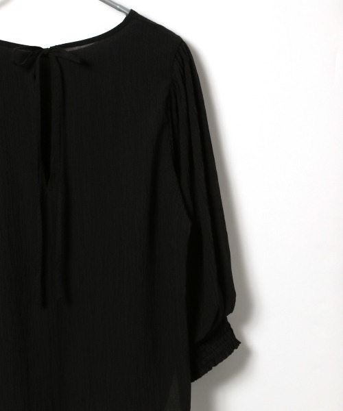 LOWRYS FARM（ローリーズファーム）の「シアープリーツブラウス６Ｓ　887462（シャツ/ブラウス・レディース・グリーン/ブラック/ピンク/オフホワイト・FREE）」の19枚目の写真