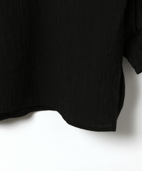 LOWRYS FARM（ローリーズファーム）の「シアープリーツブラウス６Ｓ　887462（シャツ/ブラウス・レディース・グリーン/ブラック/ピンク/オフホワイト・FREE）」の21枚目の写真