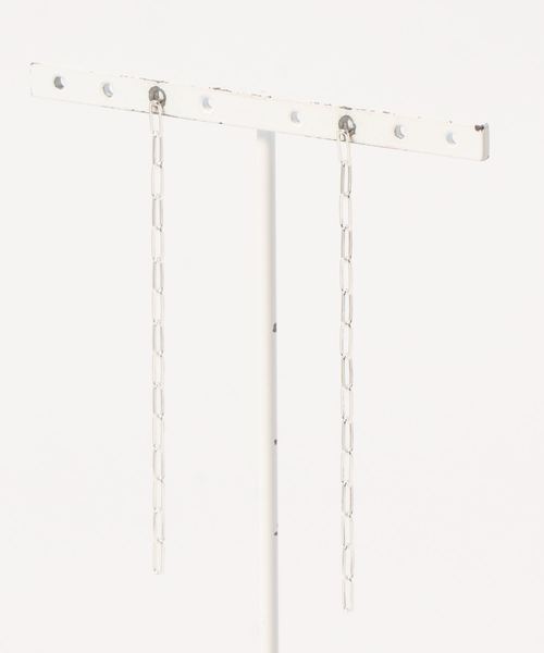 アンカーロングピアス ピアス 両耳用 Phoebe フィービィー のファッション ピアス 両耳用 アクセサリー Sv925