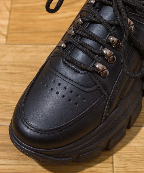 SpRay（スプレイ）の「【WEB限定】厚底スニーカー（スニーカー・レディース・ホワイト/ブラック/ベージュ・SMALL/MEDIUM/LARGE/X-LARGE）」の11枚目の写真