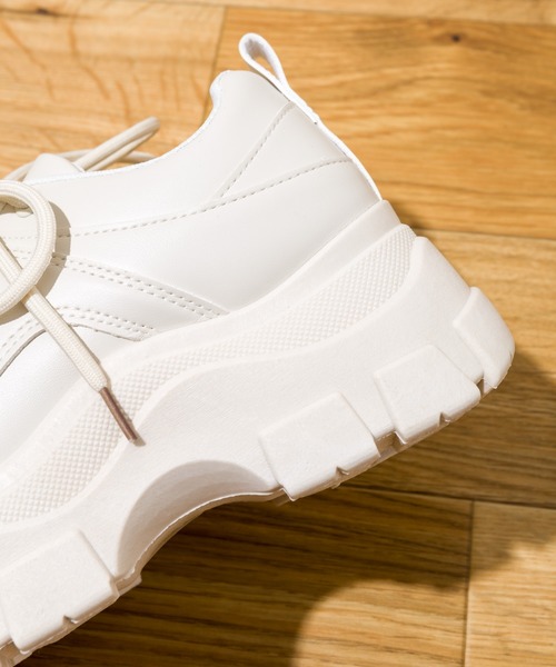 SpRay（スプレイ）の「【WEB限定】厚底スニーカー（スニーカー・レディース・ホワイト/ブラック/ベージュ・SMALL/MEDIUM/LARGE/X-LARGE）」の20枚目の写真