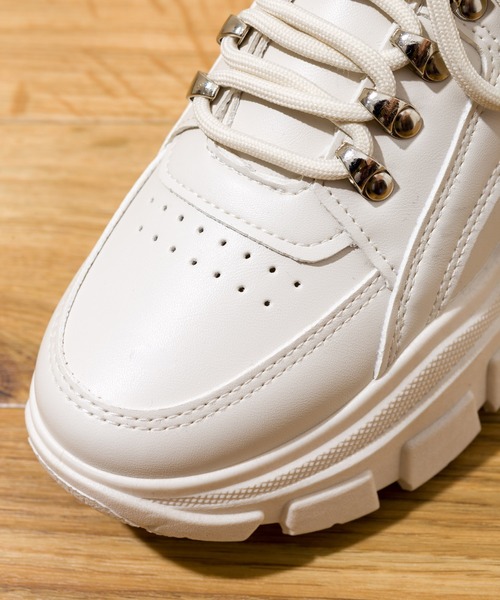 SpRay（スプレイ）の「【WEB限定】厚底スニーカー（スニーカー・レディース・ホワイト/ブラック/ベージュ・SMALL/MEDIUM/LARGE/X-LARGE）」の21枚目の写真