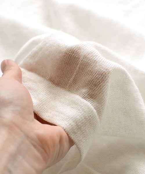 zootie（ズーティー）の「コットンリネン トッパーロングカーディガン（カーディガン/ボレロ・レディース・オートミール/マジェンタ/ターコイズブルー/マスタード/グリーン/ブラック/パープル/ロイヤルブルー/レッド/オレンジ・フリー/M）」の20枚目の写真