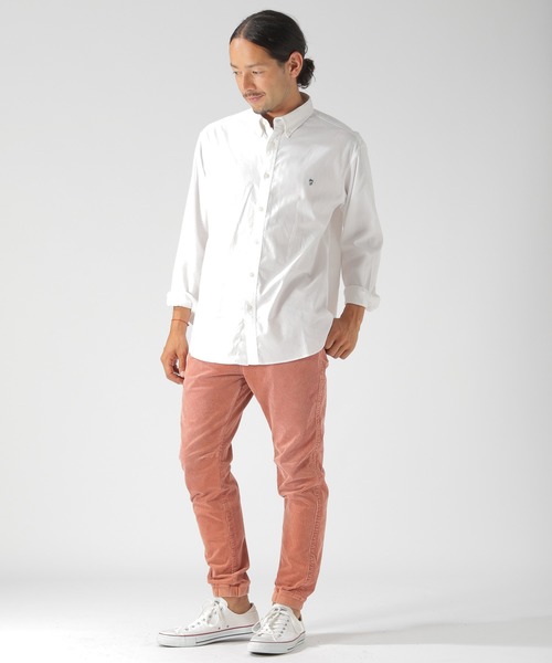 BAYFLOW（ベイフロー）の「TCコーデュロイリブパンツ（その他パンツ・メンズ・チャコールグレー/ダークブラウン/ベージュ/オリーブ/オレンジ・SMALL/MEDIUM/LARGE）」の17枚目の写真