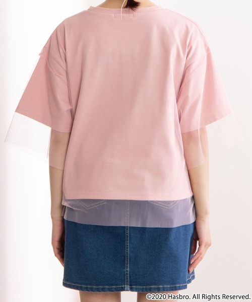 WEGO(ウィゴー)の「∴WEGO/【マイリトルポニーコラボ】チュールレイヤードTシャツ(Tシャツ/カットソー・レディース・ホワイト/ピンク・FREE)」の12枚目の写真