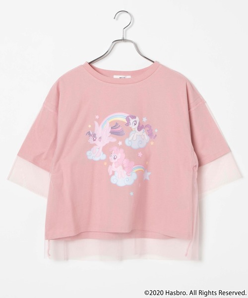 WEGO(ウィゴー)の「∴WEGO/【マイリトルポニーコラボ】チュールレイヤードTシャツ(Tシャツ/カットソー・レディース・ホワイト/ピンク・FREE)」の14枚目の写真