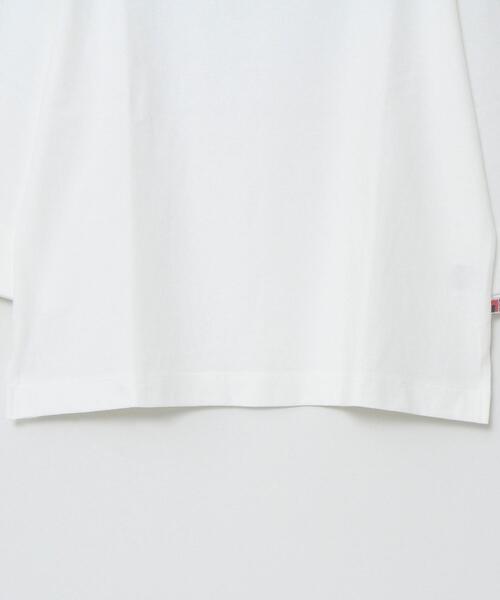 coen（コーエン）の「USAコットンボートネック7分袖カットソー（Tシャツ/カットソー・レディース・ダークグレー/ベージュ/ホワイト・LARGE/MEDIUM）」の10枚目の写真