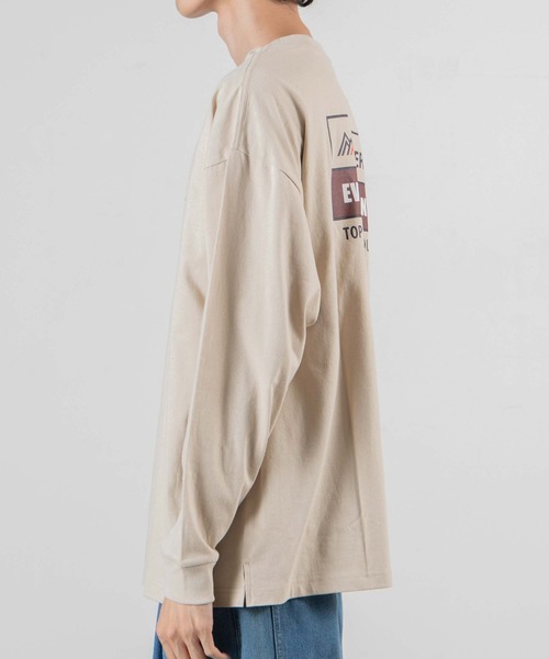 WEGO（ウィゴー）の「WEGO/レトロロゴ刺繍ビッグシルエットロンT（Tシャツ/カットソー・メンズ・ホワイト/ダークグリーン/ベージュ/アイボリー・MEDIUM/LARGE）」の20枚目の写真