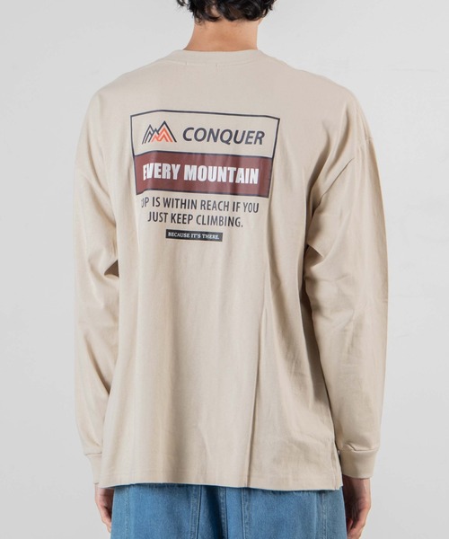 WEGO（ウィゴー）の「WEGO/レトロロゴ刺繍ビッグシルエットロンT（Tシャツ/カットソー・メンズ・ホワイト/ダークグリーン/ベージュ/アイボリー・MEDIUM/LARGE）」の12枚目の写真