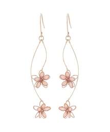 プチフラワーが揺れるピアス