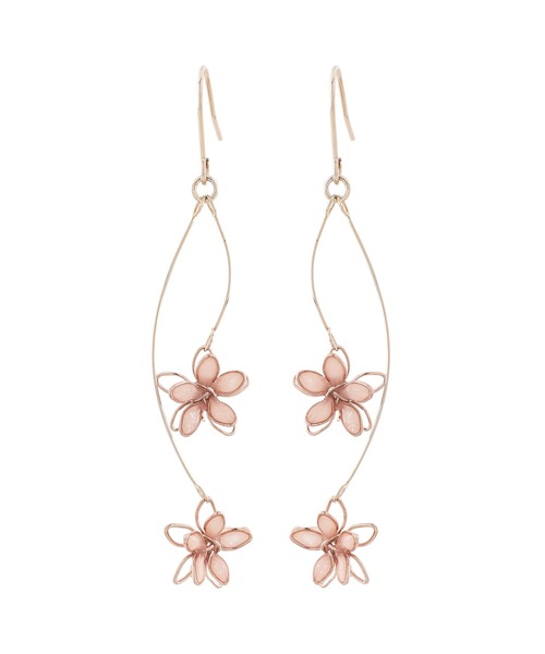 最終値下げ！！花デザイン ピアス(両耳用) 最終値下げ！！花デザイン