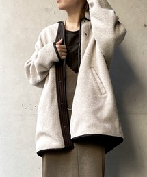 DouDou | ボアハーフコート(その他アウター)