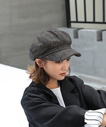 BLANC FICELLE（ブランフィセル）の「ミックス柄　キャスケット（キャスケット）」