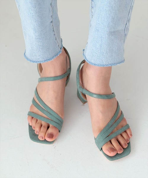 DONOBAN(ドノバン)の「美ラインストラップ サンダル(サンダル・レディース・ブラック/ピンク/グリーン系その他/キャメル・22.5cm/23.5cm/23.0cm/24.0cm)」の14枚目の写真