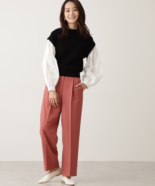 カラータックセミテーパードパンツ その他パンツ N N Natural Beauty Basic エヌエヌナチュラルビューティーベーシック のファッション通販 Zozotown