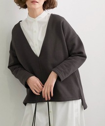 ROPE' PICNIC（ロペピクニック）の「【セットアップ対応】起毛裏毛Vネックトップス（その他トップス）」