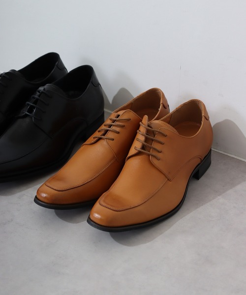 【セール】【SARABANDE】ブロックヒール６ｃｍヒール本革Uチップ（ドレスシューズ）｜SARABANDE（サラバンド） 9,900円