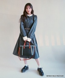 179/WG | BEVERLY HILLS POLO CLUBコラボシャツワンピース(ワンピース)