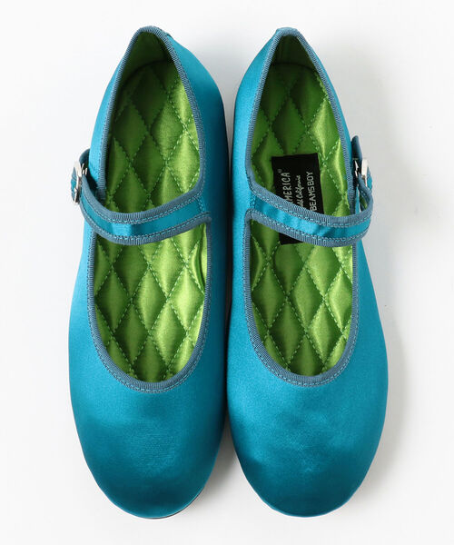 BEAMS BOY（ビームスボーイ）の「PANDAMERICA × BEAMS BOY / 別注 サテン メリージェーン シューズ（その他シューズ・レディース・ブラウン/ロイヤルブルー・39/38/37）」の7枚目の写真