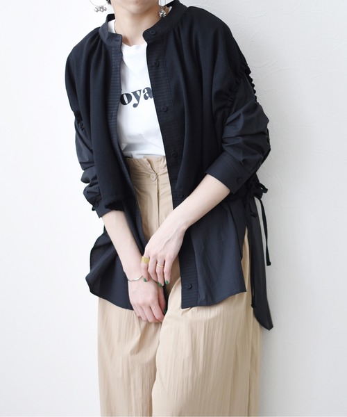 Eimee Law(エイミーロウ)の「ベストレイヤードライトアウター(その他アウター)」|ブラック