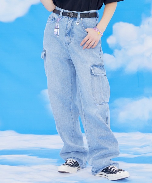 TARGETTO（ターゲット）の「【TARGETTO】WIDE DENIM CARGO PANTS / ターゲット ワイド デニム カーゴパンツ（デニムパンツ）」 WEAR