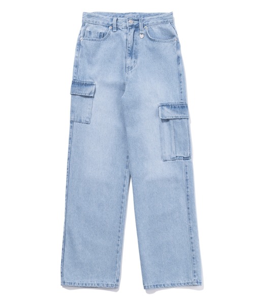 TARGETTO（ターゲット）の「【TARGETTO】WIDE DENIM CARGO PANTS / ターゲット ワイド デニム カーゴパンツ（デニムパンツ）」 WEAR