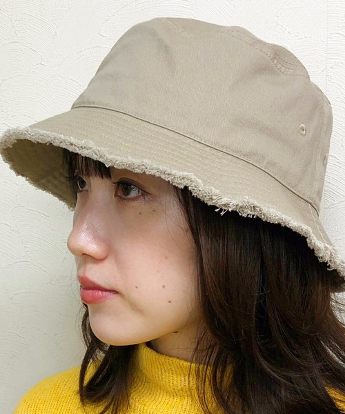 Basiquenti（ベーシックエンティ）の「【Basiquenti】Furinge Bucket Hat BATT-11674（ハット・メンズ・ブラック/オフホワイト/ベージュ・FREE）」の3枚目の写真