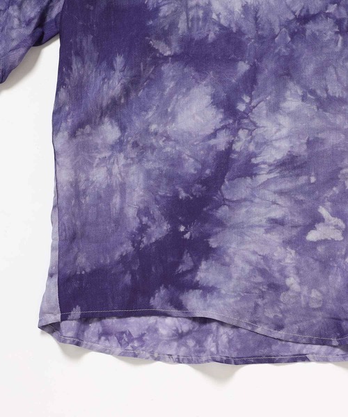 ADAM ET ROPE'(アダムエロペ)の「【アウトレット店舗・WEB限定】タイダイオープンカラーSH(シャツ/ブラウス・メンズ・ライトグリーン/ブルー・LL/M/L)」の8枚目の写真