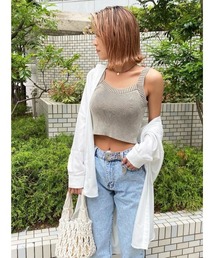 one way | ピグメントタンク(ニット/セーター)