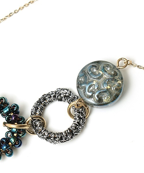 チチカカ(チチカカ)の「カラフルパーツネックレス(ネックレス・レディース・ベージュ/オレンジ/ネイビー・FREE)」の16枚目の写真