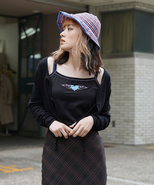 カウガールキャミソール OUR WACOAL 【23SS】カップイン2Wayキャミソール