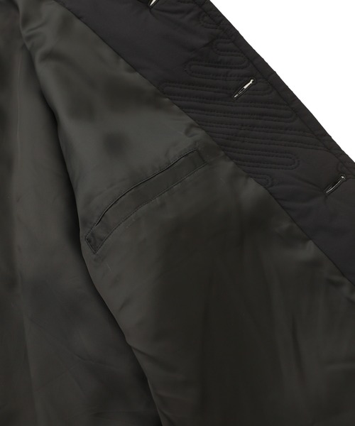 NEONSIGN（ネオンサイン）の「【NEONSIGN】MONOGRAM QUILTING JACKET（その他アウター・メンズ・ブラック/キャメル・46/44/48）」の11枚目の写真