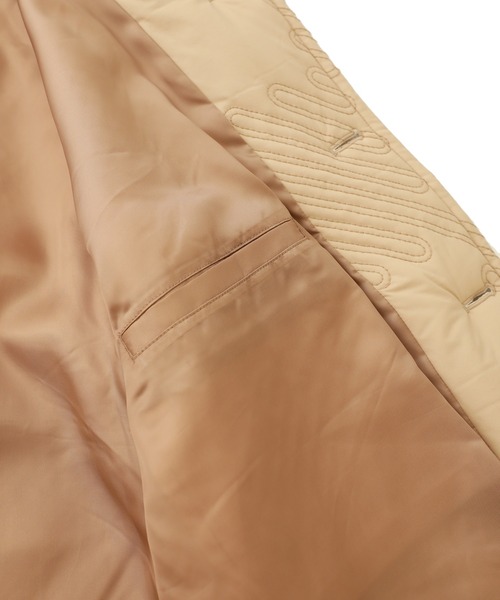 NEONSIGN（ネオンサイン）の「【NEONSIGN】MONOGRAM QUILTING JACKET（その他アウター・メンズ・ブラック/キャメル・46/44/48）」の7枚目の写真