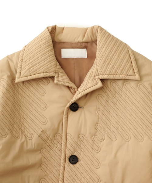 NEONSIGN（ネオンサイン）の「【NEONSIGN】MONOGRAM QUILTING JACKET（その他アウター・メンズ・ブラック/キャメル・46/44/48）」の12枚目の写真