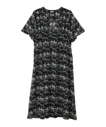 HYSTERIC GLAMOUR | SONIC YOUTH/UG PATTERN柄 ガウンワンピース(ワンピース)