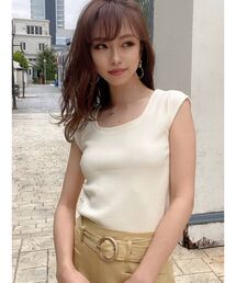 RESEXXY | フレンチスリーブスクエアタンク(Tシャツ/カットソー)