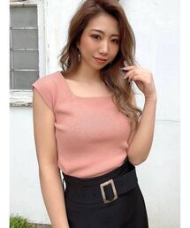 RESEXXY | フレンチスリーブスクエアタンク(Tシャツ/カットソー)