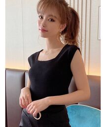 RESEXXY | フレンチスリーブスクエアタンク(Tシャツ/カットソー)