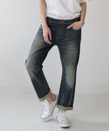 ロールアップストレートパンツ