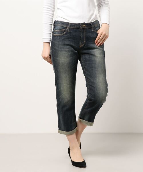 RUGGEDWORKS（ラゲッドワークス）の「ロールアップストレートパンツ（その他パンツ・レディース・ブルー/インディゴブルー・LL/LARGE/MEDIUM/3L）」の14枚目の写真