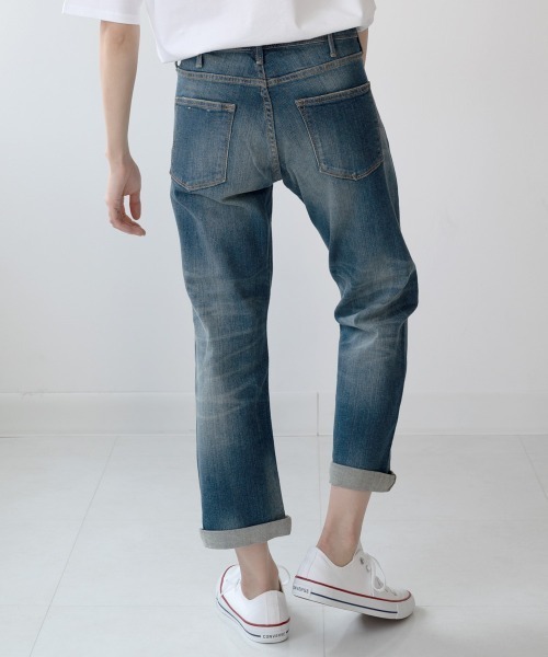 RUGGEDWORKS（ラゲッドワークス）の「ロールアップストレートパンツ（その他パンツ・レディース・ブルー/インディゴブルー・LL/LARGE/MEDIUM/3L）」の10枚目の写真