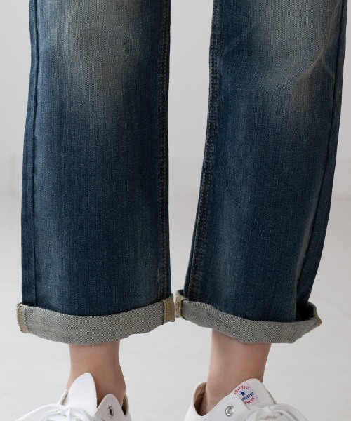 RUGGEDWORKS（ラゲッドワークス）の「ロールアップストレートパンツ（その他パンツ・レディース・ブルー/インディゴブルー・LL/LARGE/MEDIUM/3L）」の12枚目の写真