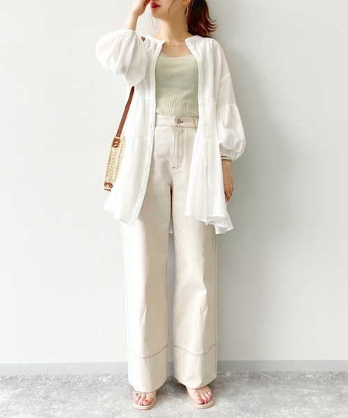 Heather（ヘザー）の「２ＷＡＹリブタンク　948169（タンクトップ・レディース・ブラック/ブラウン/グレー・FREE）」の18枚目の写真