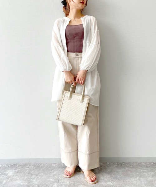 Heather（ヘザー）の「２ＷＡＹリブタンク　948169（タンクトップ・レディース・ブラック/ブラウン/グレー・FREE）」の16枚目の写真