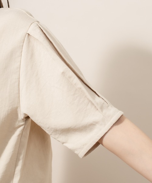 mline（エムライン）の「[mline] WEB限定 シャツジャケット（テーラードジャケット・レディース・ベージュ/ブルー/イエロー・FREE）」の15枚目の写真