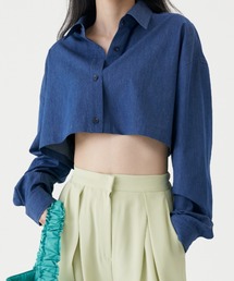 FEKETE MADE CROPPED SHIRT