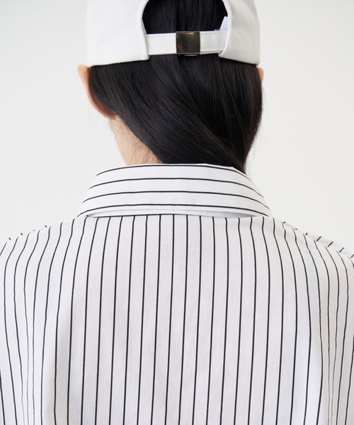 FEKETE(フェケテ)の「FEKETE MADE CROPPED SHIRT(シャツ/ブラウス・レディース・ホワイト/ライトブルー/ブルー・FREE)」の21枚目の写真