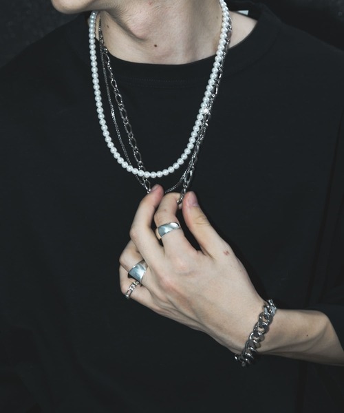 URBAN RESEARCH(アーバンリサーチ)の「URBAN RESEARCH iD パールネックレス(ネックレス・メンズ・オフホワイト・FREE)」の2枚目の写真