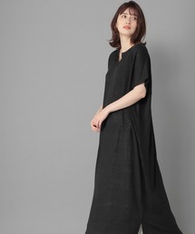 studio CLIP | 《Natural by studio CLIP》リネン100％ＢＩＧワンピース(ワンピース)